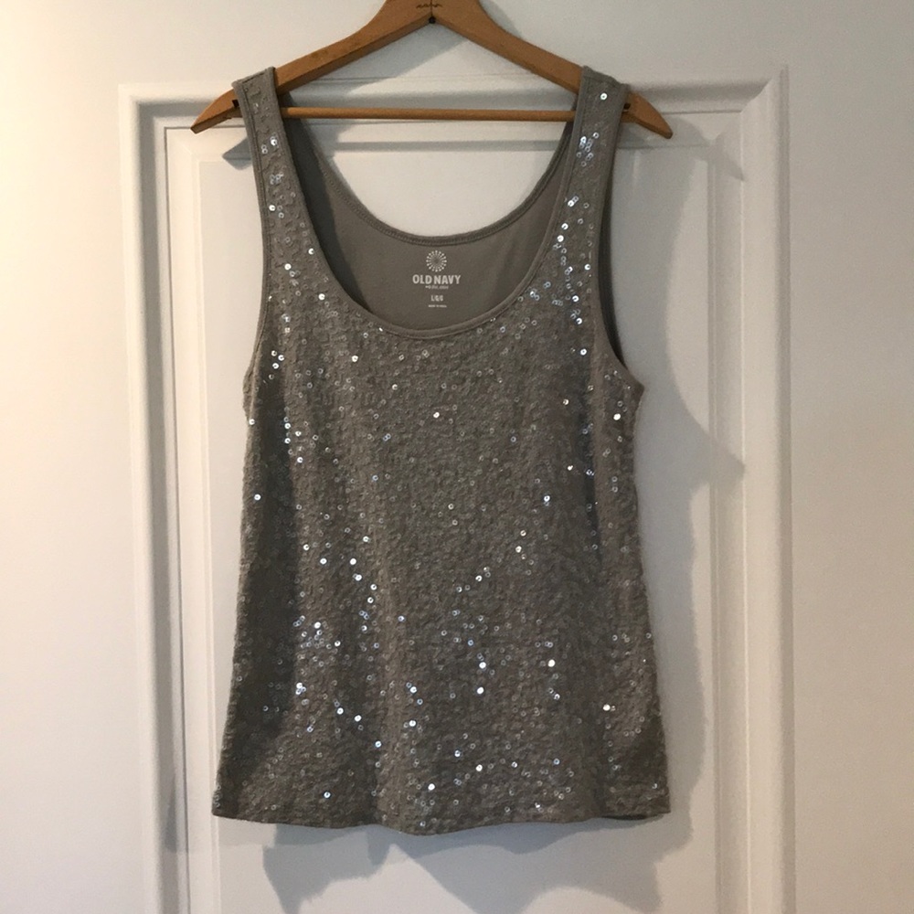 Old Navy sequin scoop neck tank- price drop!!